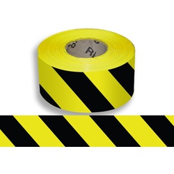 Black/ Yellow Caution/Warning Tape (Stripes)