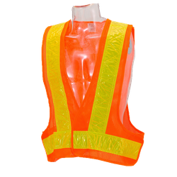 Safety Vest with Velcro closure - 100% polyester