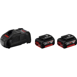 Bosch StarterKit 18V, 6.0 Ah (2 Batteries + Charger)