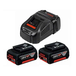 Bosch Starter Kit 18V ,5.0 Ah (2 Batteries + Charger)