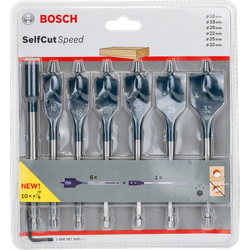 Bosch SelfCut Speed Wood Drill Bit 7pc Set