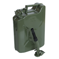 Metal Jerrycan with Flexible Spout 10L