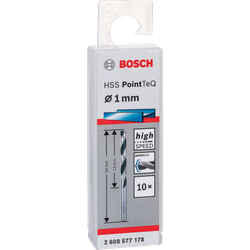 Bosch Metal Drill Bit HSS PointTeQ (1mm - 13mm)