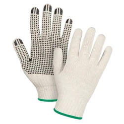 Cotton dotted gloves (Dozen price)