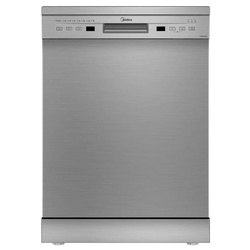 Midea Dishwasher Free Standing 13 Place Settings - Silver WQP13-5201G