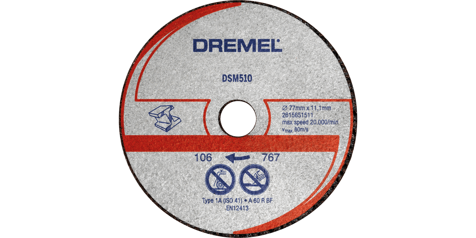 Dremel Metal and Plastic Cutting Disc 20mm Zana