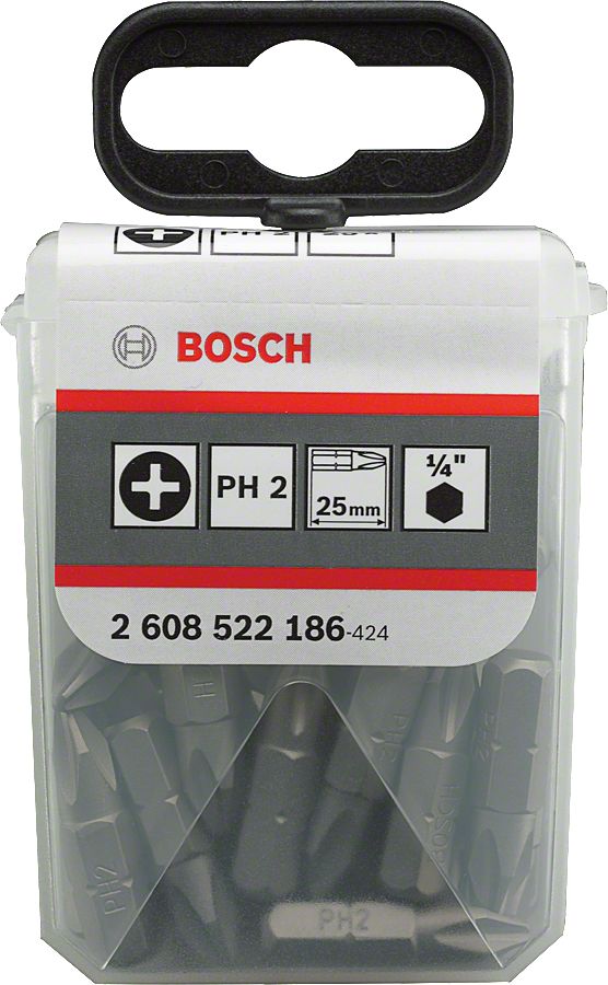 Bosch PH1 C 25 Mm Extra Hard Tip Screwdriver 3 Units Silver| Bricoinn - View #3